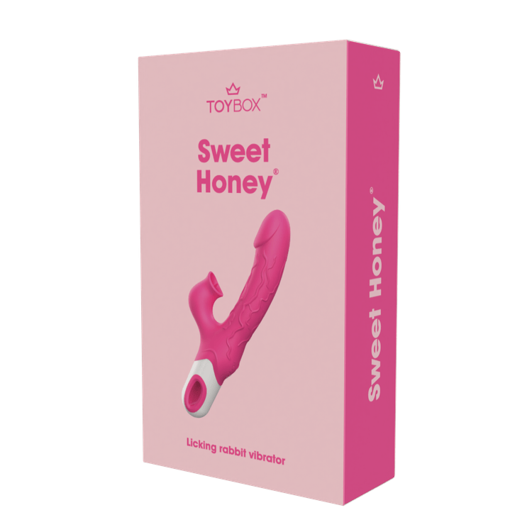ויברטור ארנבון מלקק Sweet Honey - Passionate society