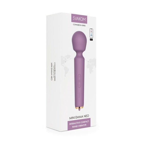 ויברטור וואנד לגירוי חיצוני - SVAKOM Mini Emma Neo Pink 🌹 - Passionate society