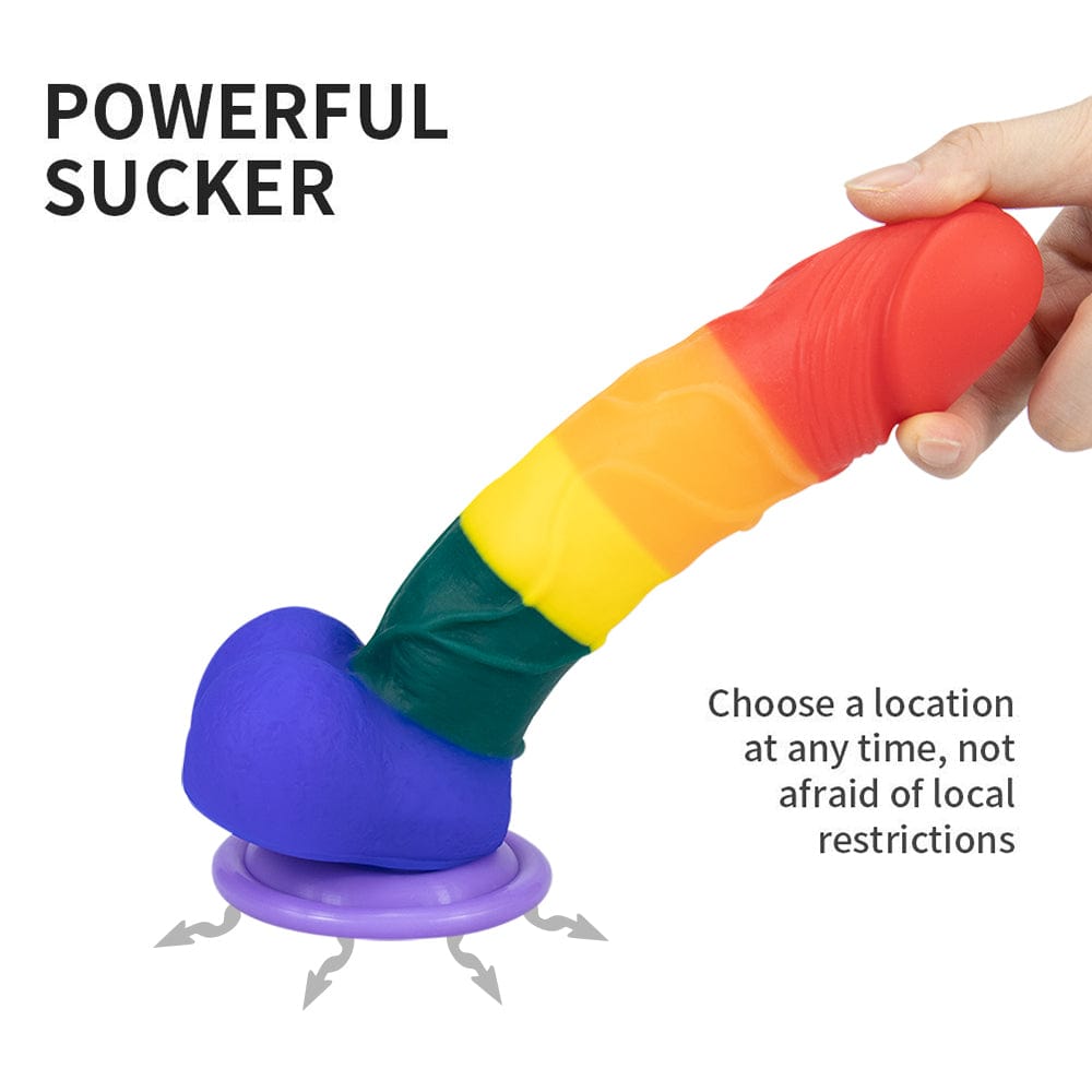 דילדו ענק צבעוני 🏳️🌈 - Passionate society