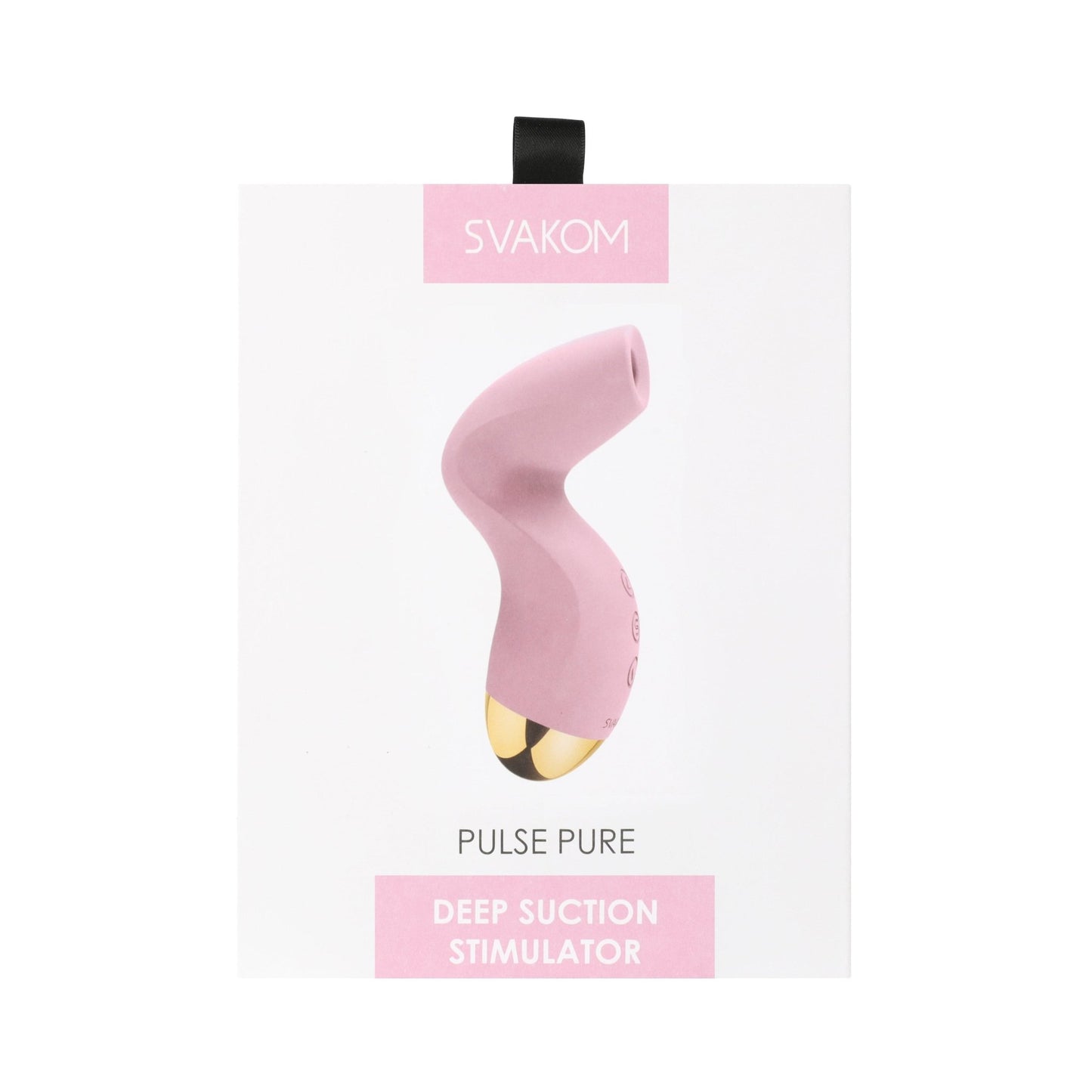 SVAKOM PULSE PURE - ויברטור יונק מרגש 💦 - Passionate society
